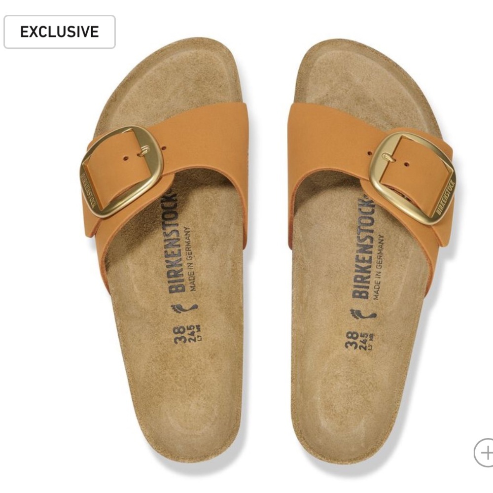 Birkenstock Madrid Big Buckle Sandals - burnt orange